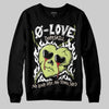 Jordan 5 “Luminous Green” DopeSkill Sweatshirt Crying Heart Graphic Streetwear - black