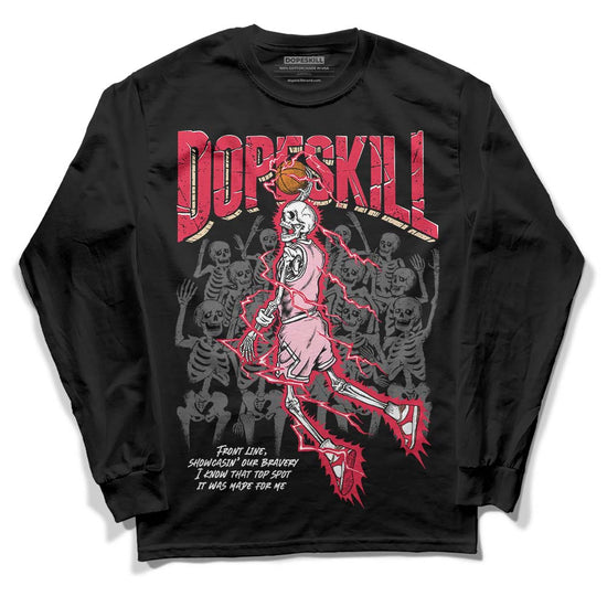 Dunk Low PRM Bacon DopeSkill Long Sleeve T-Shirt Thunder Dunk Graphic Streetwear - black