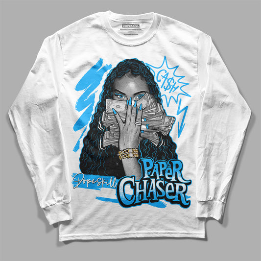 Jordan 2 Low "University Blue" DopeSkill Long Sleeve T-Shirt NPC Graphic Streetwear - White