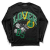 Green Sneakers DopeSkill Long Sleeve T-Shirt Loser Lover Graphic Streetwear - Black 