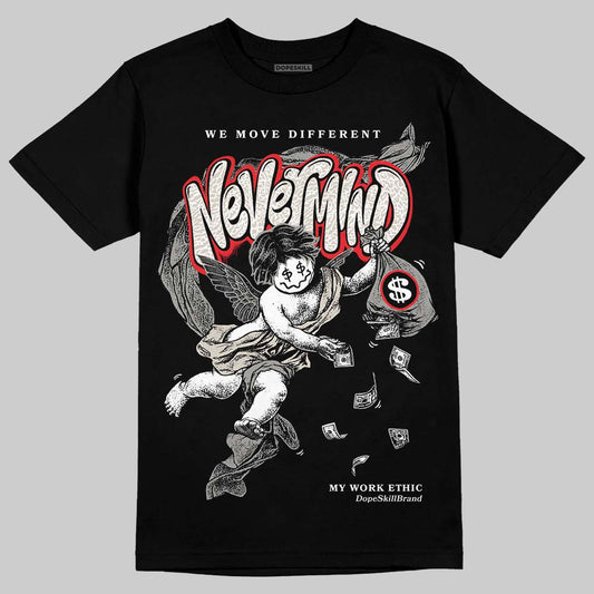 Jordan 3 Retro Pure Money DopeSkill T-Shirt Nevermind Graphic Streetwear - Black