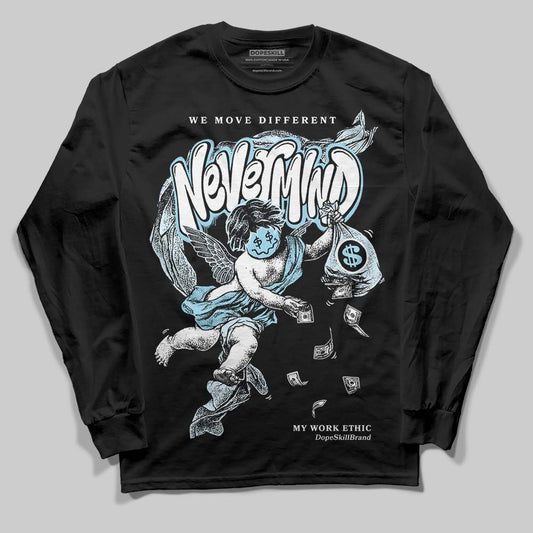 Vans Knu Stack Vintage Satin Dream Blue DopeSkill Long Sleeve T-Shirt Nevermind Graphic Streetwear - Black