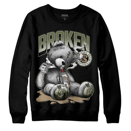 Air Max 90 Ballistic Neutral Olive DopeSkill Sweatshirt Sick Bear Graphic Streetwear - Black