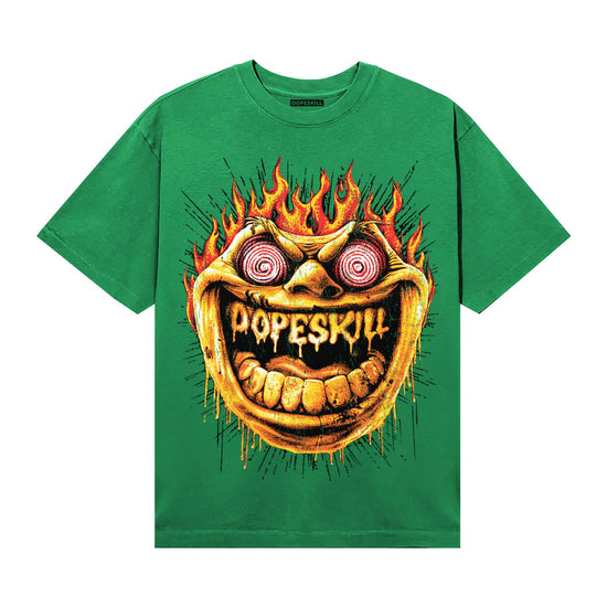 Green Sneakers DopeSkill T-Shirt Hellfire Graphic Streetwear - Irish Green