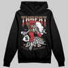 Jordan 9 'Olive' DopeSkill Hoodie Sweatshirt Threat Graphic Streetwear - Black