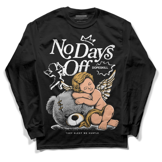 Jordan 11 "Gratitude" DopeSkill Long Sleeve T-Shirt New No Days Off Graphic Streetwear - Black