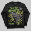 Neon Green Sneakers DopeSkill Long Sleeve T-Shirt Don't Bet Against Us Graphic Streetwear - Black