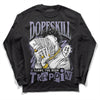 Jordan 5 Retro Low Indigo Haze DopeSkill Long Sleeve T-Shirt Sorry I've Been Trappin Graphic Streetwear  - Black 