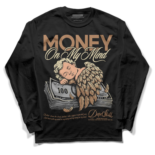 Jordan 6 WMNS Gore-Tex Brown Kelp DopeSkill Long Sleeve T-Shirt MOMM Graphic Streetwear - Black