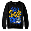 Royal Blue Sneakers DopeSkill Sweatshirt No Days Off Graphic Streetwear - Black