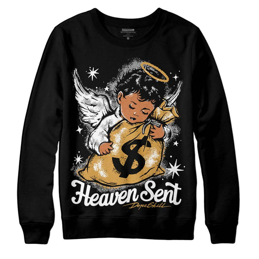Jordan 11 "Gratitude" DopeSkill Sweatshirt Heaven Sent Graphic Streetwear - Black