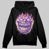 PURPLE Sneakers DopeSkill Hoodie Sweatshirt Hellfire Graphic Streetwear - black