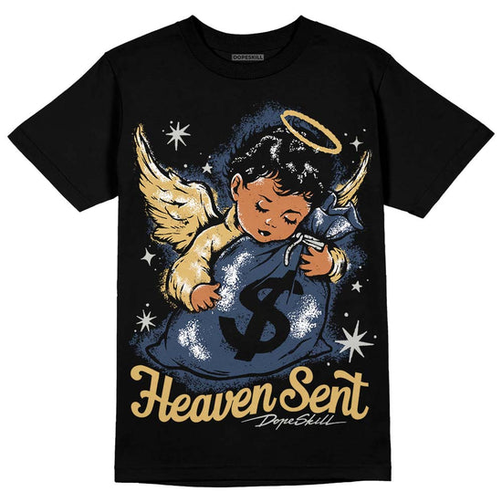 A Ma Maniere x Jordan 5 Dawn “Photon Dust” DopeSkill T-Shirt Heaven Sent Graphic Streetwear - Black