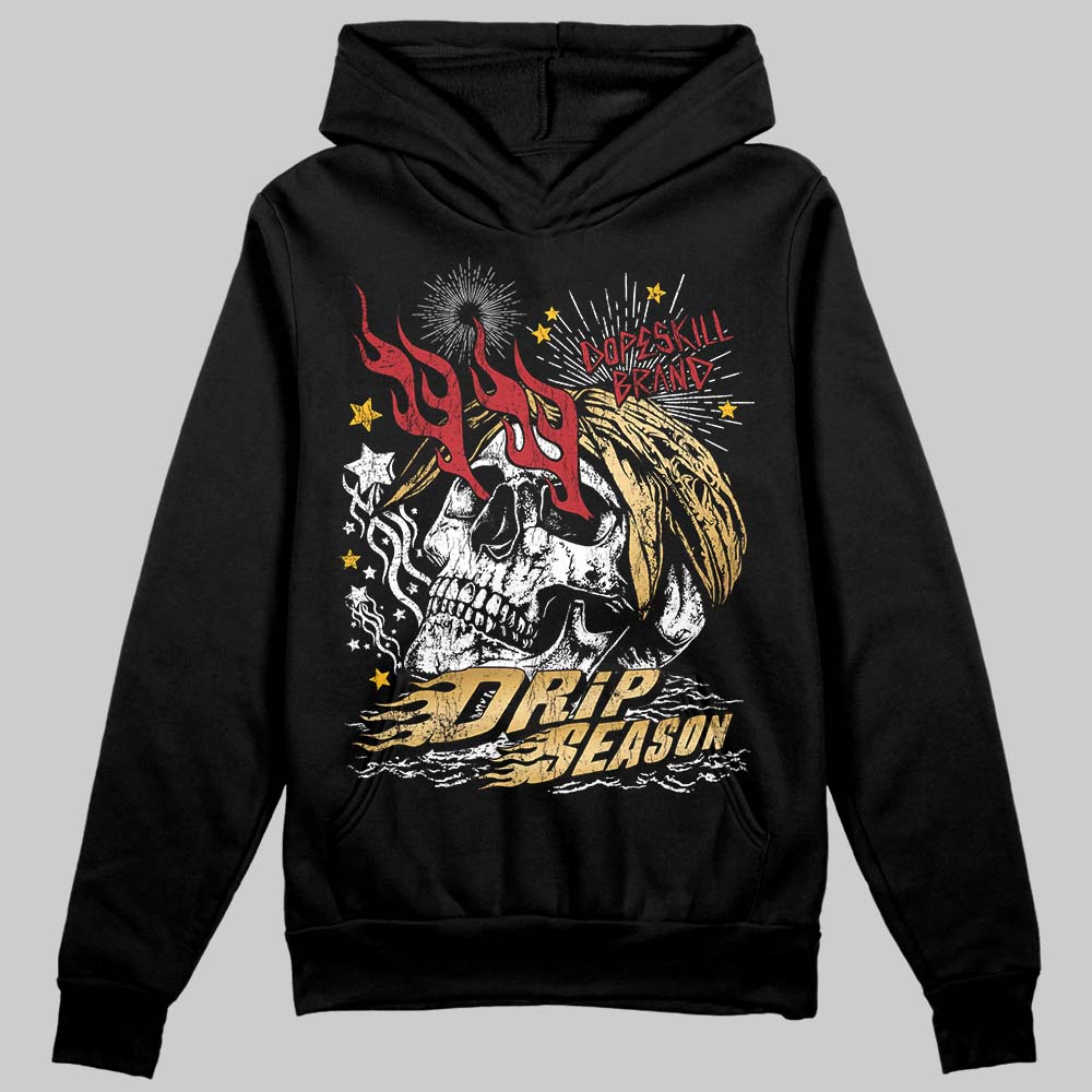 Jordan 12 Retro 'Taxi' 2025 DopeSkill Hoodie Sweatshirt Drip Season Graphic Streetwear - Black