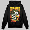 Yellow Sneakers DopeSkill Hoodie Drip or Die Graphic Streetwear - Black
