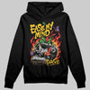 Yellow Sneakers DopeSkill Hoodie Sweatshirt Ease My Mind Graphic Streetwear - Black