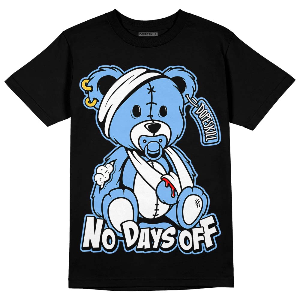 Jordan 9 Powder Blue DopeSkill T-Shirt Hurt Bear Graphic Streetwear - black