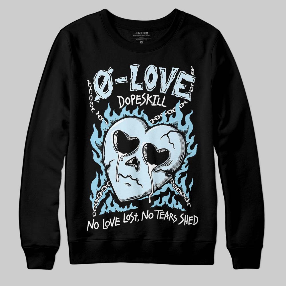 Vans Knu Stack Vintage Satin Dream Blue DopeSkill Sweatshirt Crying Heart Graphic Streetwear - Black