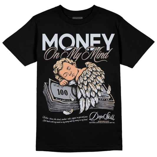 Jordan 4 Retro Frozen Moments DopeSkill T-Shirt MOMM Graphic Streetwear - Black