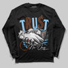 Dunk Low Futura University Blue DopeSkill Long Sleeve T-Shirt Trust No One Graphic Streetwear - Black