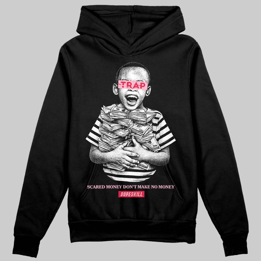 Dunk Low Valentine's Day (2026) DopeSkill Hoodie Sweatshirt Scared Money Don't Make No Money Graphic Streetwear - Black