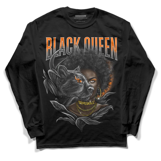 Jordan 3 Retro 'Fear Pack' DopeSkill Long Sleeve T-Shirt New Black Queen Graphic Streetwear - Black