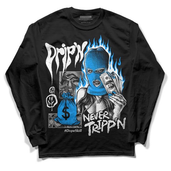 Jordan 6 “Reverse Oreo” DopeSkill Long Sleeve T-Shirt Drip'n Never Tripp'n Graphic Streetwear - Black