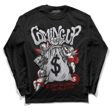 Jordan 2 Retro "Black Cement" DopeSkill Long Sleeve T-Shirt Money Bag Coming Up Graphic Streetwear - Black