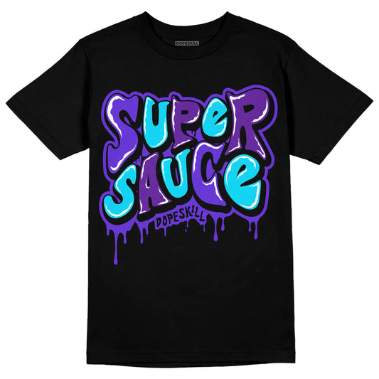 Jordan 6 "Aqua" DopeSkill T-Shirt Super Sauce Graphic Streetwear - Black 