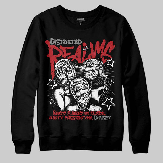 Jordan 8 Retro Bugs Bunny (2025) DopeSkill Sweatshirt Distorted Realms Graphic Streetwear - black