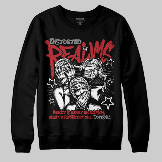 Jordan 8 Retro Bugs Bunny (2025) DopeSkill Sweatshirt Distorted Realms Graphic Streetwear - black