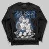 Jordan 1 Low OG “Storm Blue” DopeSkill Long Sleeve T-Shirt Real Lover Graphic Streetwear - Black