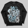 Vans Knu Stack Vintage Satin Dream Blue DopeSkill Long Sleeve T-Shirt No Days Off Graphic Streetwear - Black