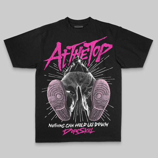 Pink Oversize Print Nothing Can Hold US Down DopeSkill Graphic Premium T-shirt Streetwear - Black