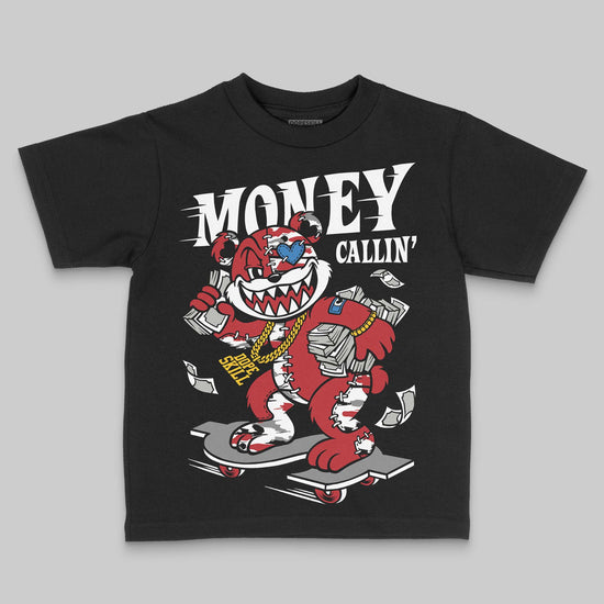 Jordan 8 Retro Bugs Bunny (2025) DopeSkill Toddler Kids T-shirt Money Callin' Graphic Streetwear - Black