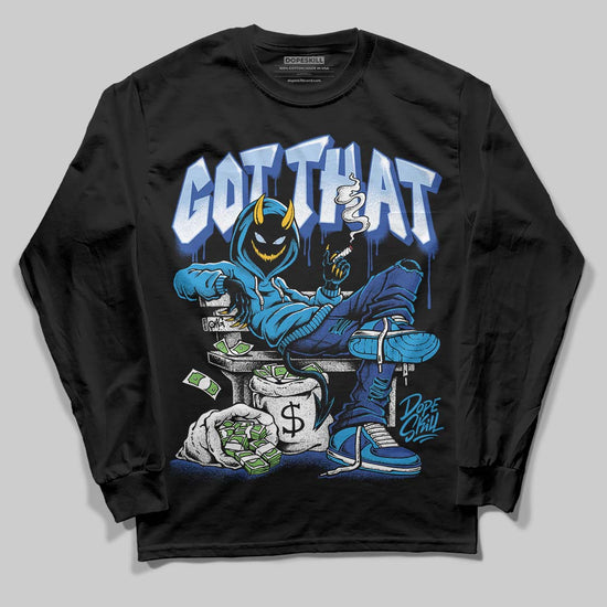 Royal Blue Sneakers DopeSkill Long Sleeve T-Shirt Got That Graphic Streetwear - Black