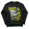 Dunk Low Reverse Brazil DopeSkill Long Sleeve T-Shirt Paid In Full Graphic Streetwea - Black