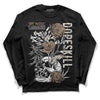 Jordan 5 SE “Sail” DopeSkill Long Sleeve T-Shirt Side Hustle Graphic Streetwear - Black