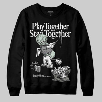 Jordan 1 Retro Low OG Year of the Snake (2025) DopeSkill Sweatshirt Play together, Stay together Graphic Streetwear - Black