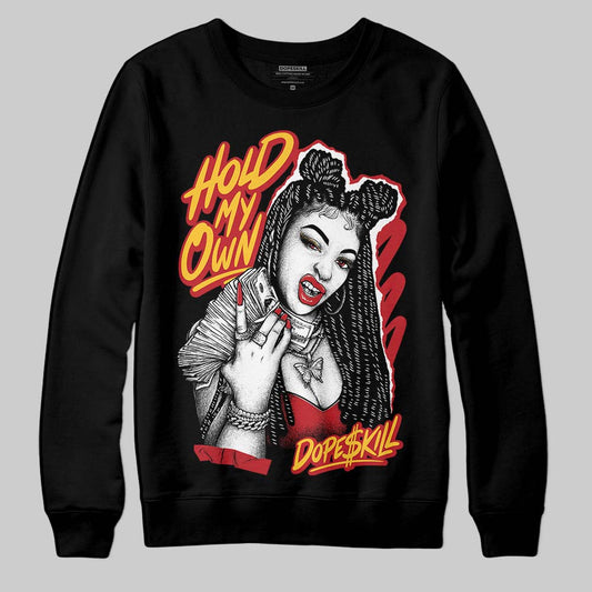 Jordan 14 Retro Ferrari (2025) DopeSkill Sweatshirt New H.M.O Graphic Streetwear - Black