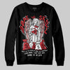 Jordan 1 High OG “Ruby” DopeSkill Sweatshirt Angels Graphic Streetwear - Black
