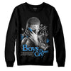 Jordan 3 "Midnight Navy" DopeSkill Sweatshirt Boys Don't Cry Graphic Streetwear  - Black