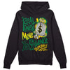 Green Sneakers DopeSkill Hoodie Sweatshirt Real Ones Move In Silence Graphic Streetwear - Black 