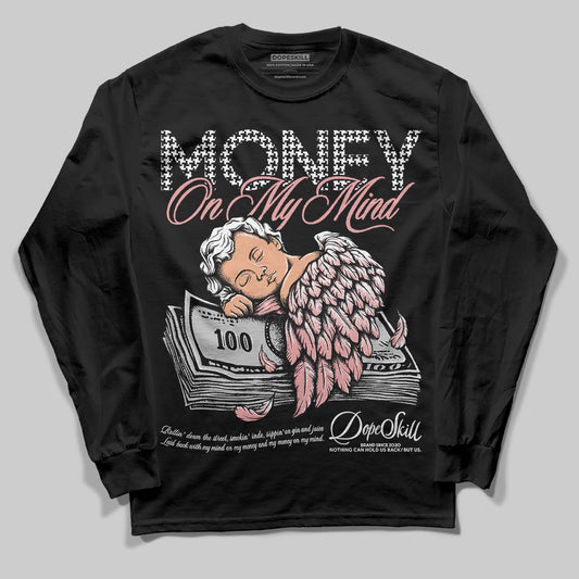 Harris Tweed x Wmns Dunk Low 'Black Phantom' DopeSkill Long Sleeve T-Shirt MOMM Graphic Streetwear - Black