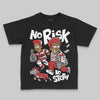 Jordan 8 Retro Bugs Bunny (2025) DopeSkill Toddler Kids T-shirt No Risk No Story Graphic Streetwear - Black