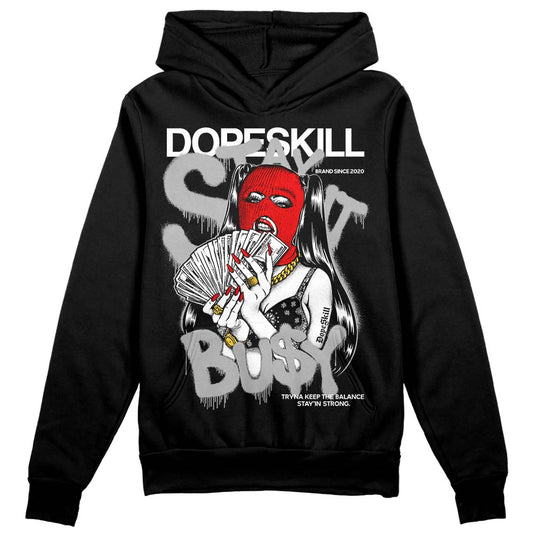 Jordan 1 Low OG “Shadow” DopeSkill Hoodie Sweatshirt Stay It Busy Graphic Streetwear - Black