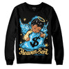 Jordan 13 Retro University Blue DopeSkill Sweatshirt Heaven Sent Graphic Streetwear - Black