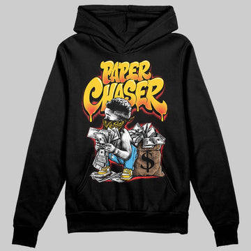 Yellow Sneakers DopeSkill Hoodie Sweatshirt Paper Chaser Boy Graphic Streetwear - black