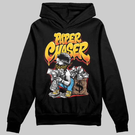 Yellow Sneakers DopeSkill Hoodie Sweatshirt Paper Chaser Boy Graphic Streetwear - black
