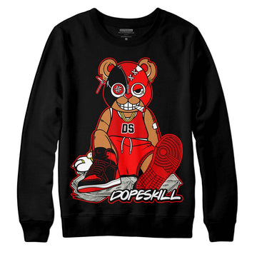 Jordan 1 Retro High OG "Satin Bred" DopeSkill Sweatshirt Greatest Graphic Streetwear - Black